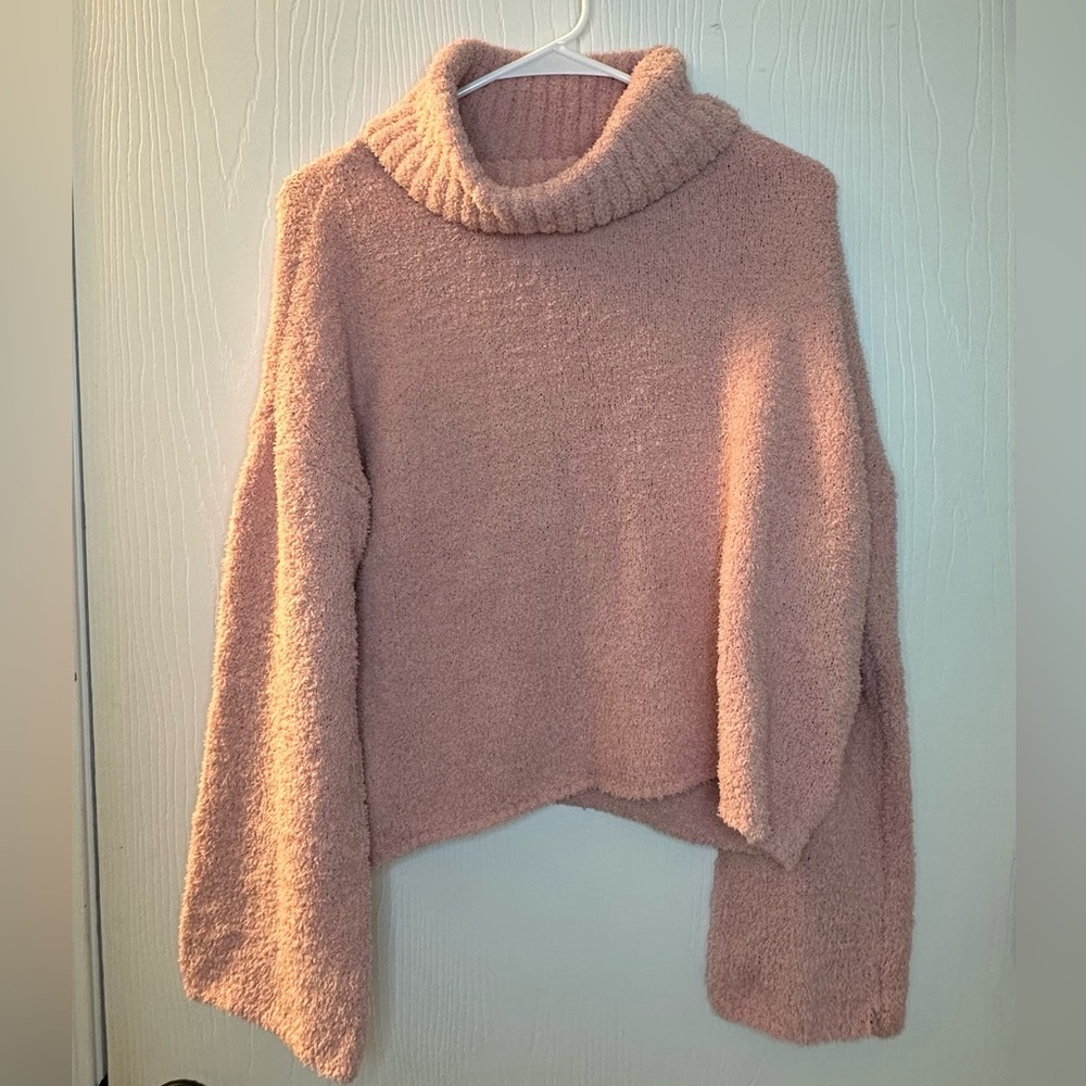 Jolie & Joy‎ cozy pink turtleneck long sleeve sweater women’s large